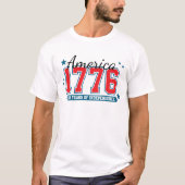 250年の独立記念日 7月4日 Anniversary  Tシャツ (正面)