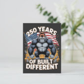 250年の異色ゴリラ愛国 ポストカード (スタンド正面)