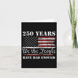 250年はもうたくさん USA フラッグ 250周年 カード