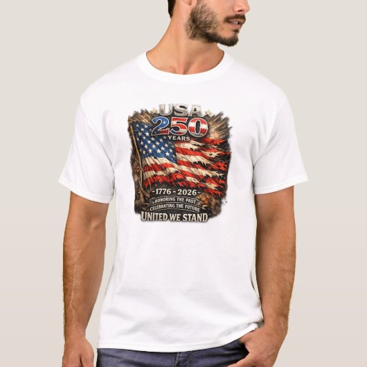 250年を祝う Tシャツ (正面)