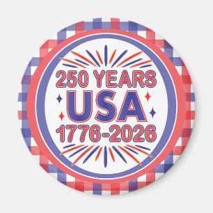 250年アメリカ合衆国   1776–2026 アメリカ独立250周年記念 マグネット