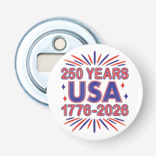 250年アメリカ合衆国 | 1776–2026 アメリカ独立250周年記念 栓抜き (正面)