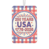 250年アメリカ合衆国 | 1776–2026 アメリカ独立250周年 カーエアーフレッシュナー (裏面)