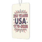 250年アメリカ合衆国 | 1776–2026 アメリカ独立250周年 カーエアーフレッシュナー (左)