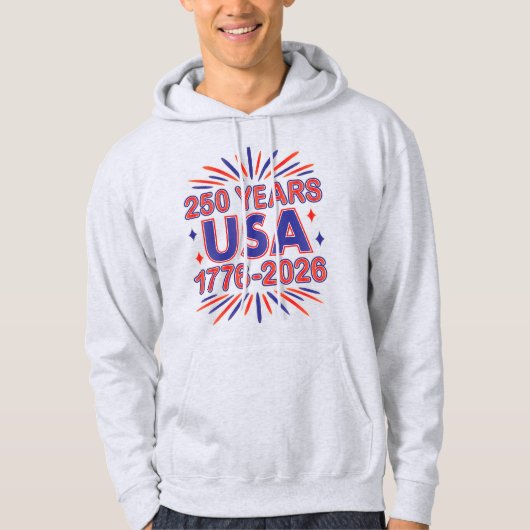 250年アメリカ合衆国 | 1776–2026 アメリカ独立250周年 パーカ (正面)