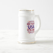 250年アメリカ合衆国 | 1776–2026 アメリカ独立250周年 ビールジョッキ (正面右)