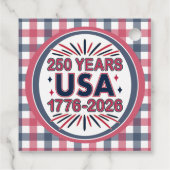 250年アメリカ合衆国 | 1776–2026 アメリカ独立250周年 フェイバータグ (裏面)