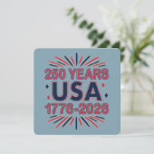 250年アメリカ合衆国 | 1776–2026 半二百五十周年記念 招待状 (スタンド正面)