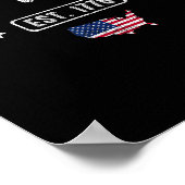 250年アメリカ記念日1776 250誕生日U ポスター (角)