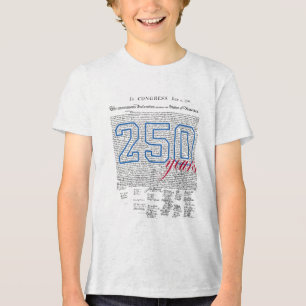 250年アメリカ記念日250th独立D トライブレンドTシャツ