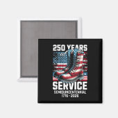 250年アメリカ記念日250th独立D マグネット (正面/裏面)