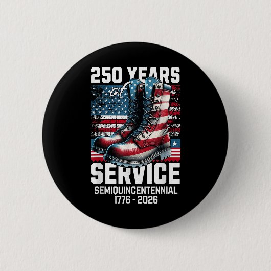 250年アメリカ記念日250th独立D 缶バッジ (正面)