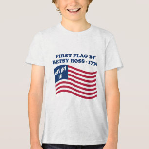 250年アメリカ記念日7月4日ヴィンテージWom トライブレンドTシャツ