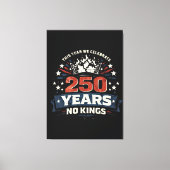 250年王なし愛国者 キャンバスプリント (正面)