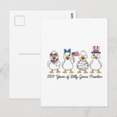 250年目のシリー・グースの自由セミキンセンテニアル ポストカード (正面/裏面)