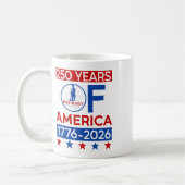 250年米国アメリカ革命セミキンセンテンニ コーヒーマグカップ (左)