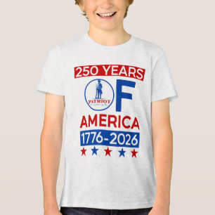 250年米国アメリカ革命セミキンセンテンニ トライブレンドTシャツ