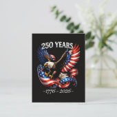 250年記念イーグルアメリカ国旗 招待状 (スタンド正面)