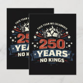 250年間王様ゼロ愛国 案内状 (正面/裏面)