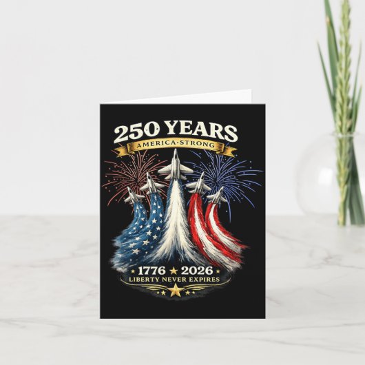 250年 アメリカ強し 1776 2026 カード (正面)