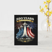 250年 アメリカ強し 1776 2026 カード (黄色い花)