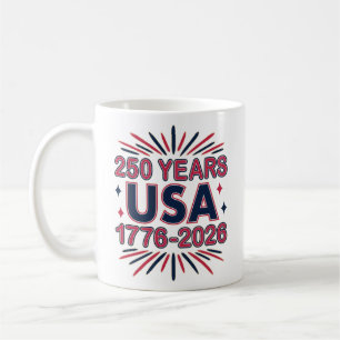 250年 アメリカ 1776–2026 半クインセンテニアル コーヒーマグカップ