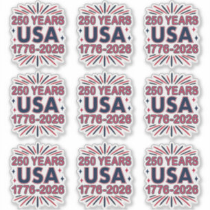 250年 アメリカ 1776–2026 半クインセンテニアル シール