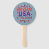 250年 アメリカ | 1776–2026 半クインセンテニアル ハンドファン (裏面)