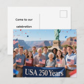 250年 インビテーションポストカード (正面/裏面)