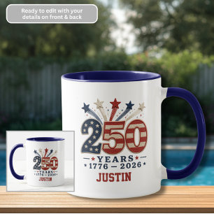 250年 流れ星 1776-2026 コーヒー マグカップ