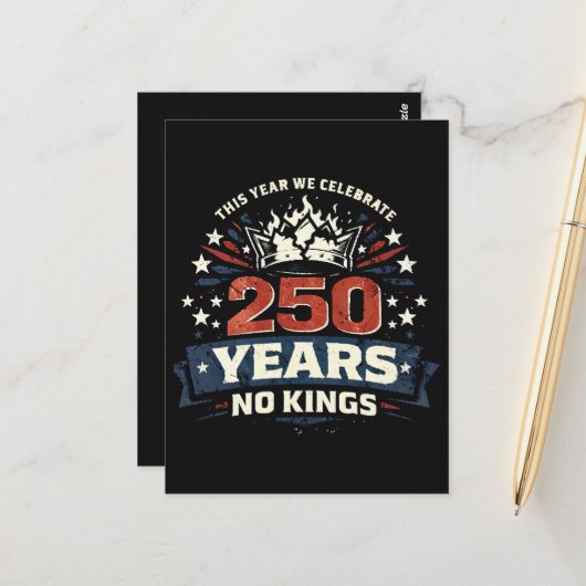 250年 王制反対 愛国者 ポストカード (正面/裏面インサイチュ)