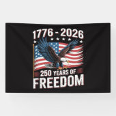 250年 1776 2026 250周年 7月4日 横断幕 (横)