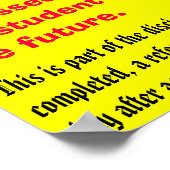 250語 – カスタマイズ ポスター (角)