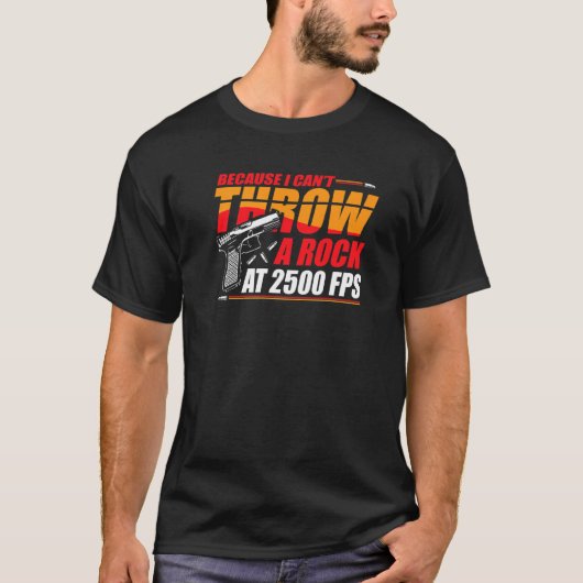 2500 Fpsでは石を投げることができないため Tシャツ (正面)