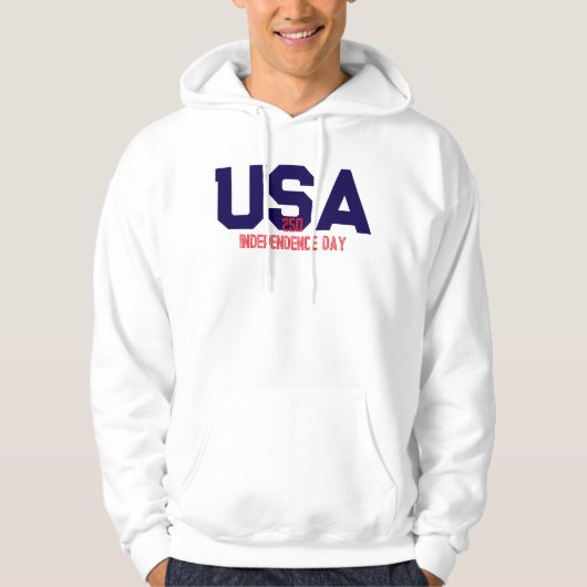 250 アメリカ独立記念日 パーカ (正面)
