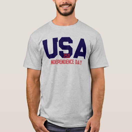 250 アメリカ独立記念日 Tシャツ (正面)