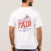 250 メンズ ホワイトTシャツ Tシャツ (裏面)