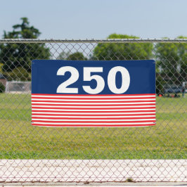250 赤白青アメリカ建国記念日 横断幕