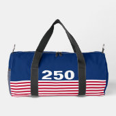 250 赤白青アメリカ生誕記念日 ダッフルバッグ (裏面)