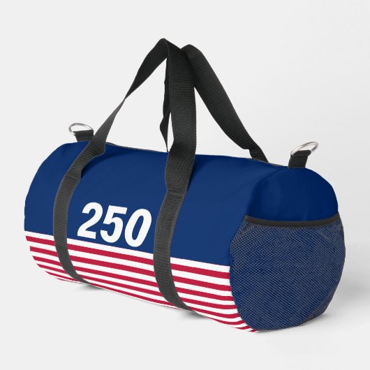 250 赤白青アメリカ生誕記念日 ダッフルバッグ (右コーナー)