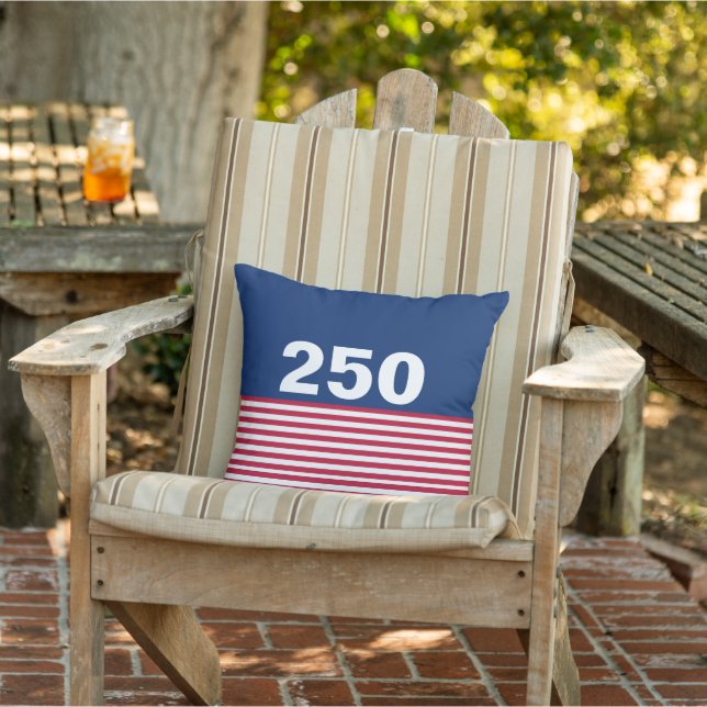 250 赤白青アメリカ生誕記念 アウトドアクッション (椅子)