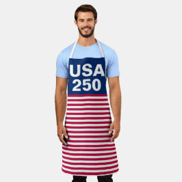 250 赤白青アメリカ生誕記念 エプロン