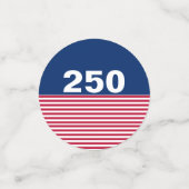 250 赤白青アメリカ生誕記念 コンフェッティ (スモール正面)