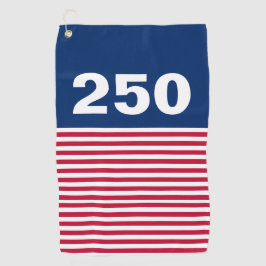 250 赤白青アメリカ生誕記念 ゴルフタオル