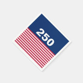 250 赤白青アメリカ生誕記念 スタンダードカクテルナプキン (角)