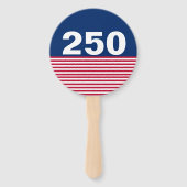 250 赤白青アメリカ生誕記念 ハンドファン (正面)