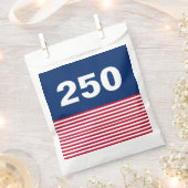 250 赤白青アメリカ生誕記念 フェイバーバッグ (クリップ留めされた状態)