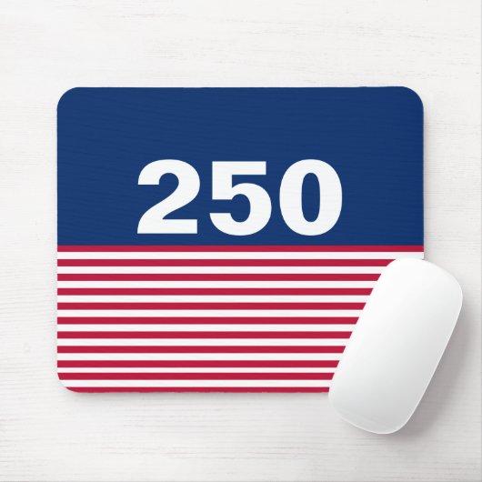250 赤白青アメリカ生誕記念 マウスパッド (マウス)