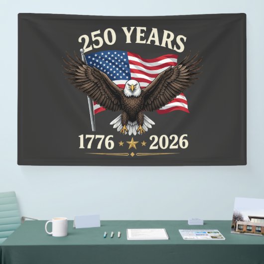 250 Anniversary USA 横断幕 (トレードショー)