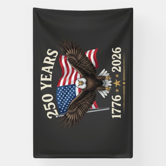 250 Anniversary USA 横断幕 (縦)